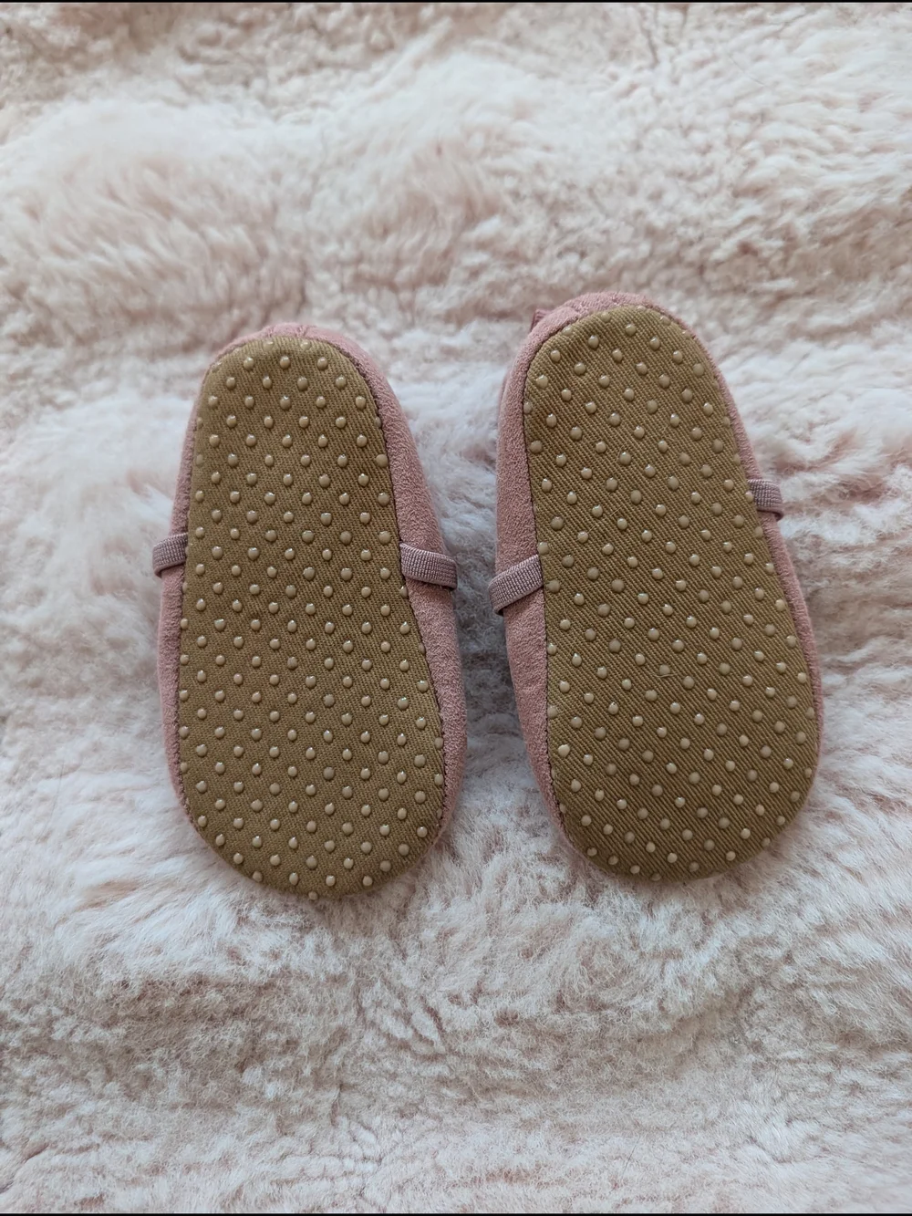 Old Navy Baby Girls Pink Ballet Mary Jane Flats with Bow Size 6-12m